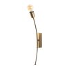 Industrial Wall Lamp, Black & Vintage, 17 x 25 cm, Height 36 cm | Metal Body, E27 Socket Max 40W | Stylish Lighting for Modern Spaces