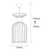 Industrial Wall Lamp, Black & Vintage, 17 x 25 cm, Height 36 cm | Metal Body, E27 Socket Max 40W | Stylish Lighting for Modern Spaces