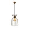 Industrial Wall Lamp, Black & Vintage, 17 x 25 cm, Height 36 cm | Metal Body, E27 Socket Max 40W | Stylish Lighting for Modern Spaces