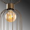 Industrial Wall Lamp, Black & Vintage, 17 x 25 cm, Height 36 cm | Metal Body, E27 Socket Max 40W | Stylish Lighting for Modern Spaces