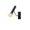 Industrial Wall Lamp, Black & Vintage, 17 x 25 cm, Height 36 cm | Metal Body, E27 Socket Max 40W | Stylish Lighting for Modern Spaces