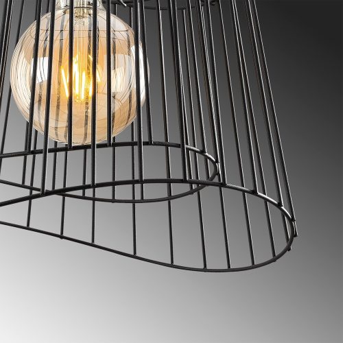 Opviq, 584TTM1460, Industrial wall lamp, black and vintage, 17 x 25 cm, height 36 cm | Metal housing, E27 Socket Max 40W | Stylish lighting for modern spaces