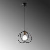 Industrial Wall Lamp, Black & Vintage, 17 x 25 cm, Height 36 cm | Metal Body, E27 Socket Max 40W | Stylish Lighting for Modern Spaces