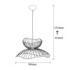 Industrial Wall Lamp, Black & Vintage, 17 x 25 cm, Height 36 cm | Metal Body, E27 Socket Max 40W | Stylish Lighting for Modern Spaces