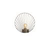 Industrial Wall Lamp, Black & Vintage, 17 x 25 cm, Height 36 cm | Metal Body, E27 Socket Max 40W | Stylish Lighting for Modern Spaces