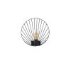 Industrial Wall Lamp, Black & Vintage, 17 x 25 cm, Height 36 cm | Metal Body, E27 Socket Max 40W | Stylish Lighting for Modern Spaces