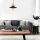 Industrial Wall Lamp, Black & Vintage, 17 x 25 cm, Height 36 cm | Metal Body, E27 Socket Max 40W | Stylish Lighting for Modern Spaces