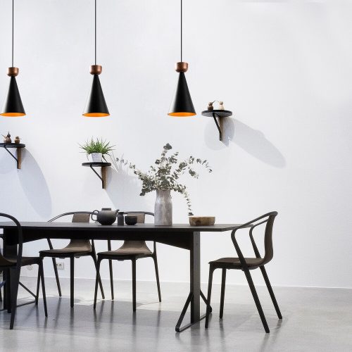 Industrial Wall Lamp, Black & Vintage, 17 x 25 cm, Height 36 cm | Metal Body, E27 Socket Max 40W | Stylish Lighting for Modern Spaces