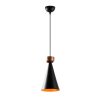 Industrial Wall Lamp, Black & Vintage, 17 x 25 cm, Height 36 cm | Metal Body, E27 Socket Max 40W | Stylish Lighting for Modern Spaces