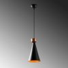 Industrial Wall Lamp, Black & Vintage, 17 x 25 cm, Height 36 cm | Metal Body, E27 Socket Max 40W | Stylish Lighting for Modern Spaces