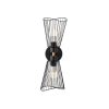 Industrial Wall Lamp, Black & Vintage, 17 x 25 cm, Height 36 cm | Metal Body, E27 Socket Max 40W | Stylish Lighting for Modern Spaces