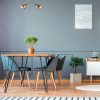 Industrial Wall Lamp, Black & Vintage, 17 x 25 cm, Height 36 cm | Metal Body, E27 Socket Max 40W | Stylish Lighting for Modern Spaces