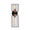 Industrial Wall Lamp, Black & Vintage, 17 x 25 cm, Height 36 cm | Metal Body, E27 Socket Max 40W | Stylish Lighting for Modern Spaces