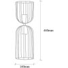 Industrial Wall Lamp, Black & Vintage, 17 x 25 cm, Height 36 cm | Metal Body, E27 Socket Max 40W | Stylish Lighting for Modern Spaces