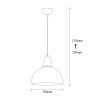 Industrial Wall Lamp, Black & Vintage, 17 x 25 cm, Height 36 cm | Metal Body, E27 Socket Max 40W | Stylish Lighting for Modern Spaces