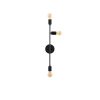 Industrial Wall Lamp, Black & Vintage, 17 x 25 cm, Height 36 cm | Metal Body, E27 Socket Max 40W | Stylish Lighting for Modern Spaces