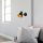 Industrial Wall Lamp, Black & Vintage, 17 x 25 cm, Height 36 cm | Metal Body, E27 Socket Max 40W | Stylish Lighting for Modern Spaces