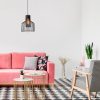 Industrial Wall Lamp, Black & Vintage, 17 x 25 cm, Height 36 cm | Metal Body, E27 Socket Max 40W | Stylish Lighting for Modern Spaces