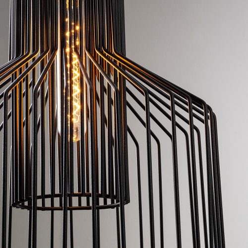 Opviq, 584TTM1307, Industrial wall lamp, black and vintage, 17 x 25 cm, height 36 cm | Metal housing, E27 Socket Max 40W | Stylish lighting for modern spaces