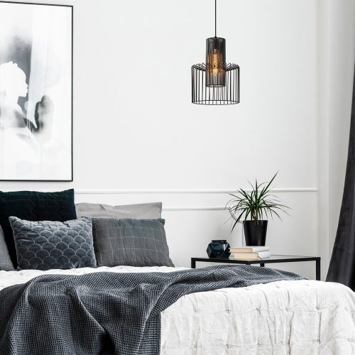 Industrial Wall Lamp, Black & Vintage, 17 x 25 cm, Height 36 cm | Metal Body, E27 Socket Max 40W | Stylish Lighting for Modern Spaces