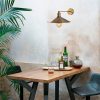 Industrial Wall Lamp, Black & Vintage, 17 x 25 cm, Height 36 cm | Metal Body, E27 Socket Max 40W | Stylish Lighting for Modern Spaces