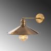 Industrial Wall Lamp, Black & Vintage, 17 x 25 cm, Height 36 cm | Metal Body, E27 Socket Max 40W | Stylish Lighting for Modern Spaces