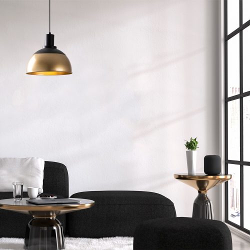Industrial Wall Lamp, Black & Vintage, 17 x 25 cm, Height 36 cm | Metal Body, E27 Socket Max 40W | Stylish Lighting for Modern Spaces