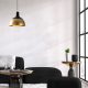 Industrial Wall Lamp, Black & Vintage, 17 x 25 cm, Height 36 cm | Metal Body, E27 Socket Max 40W | Stylish Lighting for Modern Spaces