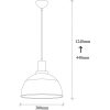 Industrial Wall Lamp, Black & Vintage, 17 x 25 cm, Height 36 cm | Metal Body, E27 Socket Max 40W | Stylish Lighting for Modern Spaces