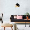Industrial Wall Lamp, Black & Vintage, 17 x 25 cm, Height 36 cm | Metal Body, E27 Socket Max 40W | Stylish Lighting for Modern Spaces