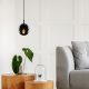Industrial Wall Lamp, Black & Vintage, 17 x 25 cm, Height 36 cm | Metal Body, E27 Socket Max 40W | Stylish Lighting for Modern Spaces