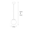 Industrial Wall Lamp, Black & Vintage, 17 x 25 cm, Height 36 cm | Metal Body, E27 Socket Max 40W | Stylish Lighting for Modern Spaces