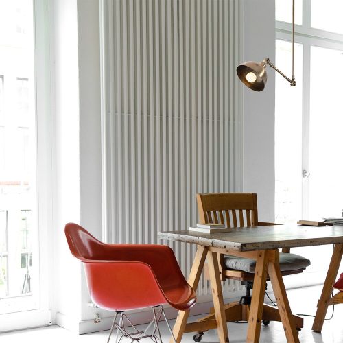 Industrial Wall Lamp, Black & Vintage, 17 x 25 cm, Height 36 cm | Metal Body, E27 Socket Max 40W | Stylish Lighting for Modern Spaces