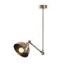 Industrial Wall Lamp, Black & Vintage, 17 x 25 cm, Height 36 cm | Metal Body, E27 Socket Max 40W | Stylish Lighting for Modern Spaces