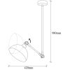 Industrial Wall Lamp, Black & Vintage, 17 x 25 cm, Height 36 cm | Metal Body, E27 Socket Max 40W | Stylish Lighting for Modern Spaces