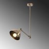 Industrial Wall Lamp, Black & Vintage, 17 x 25 cm, Height 36 cm | Metal Body, E27 Socket Max 40W | Stylish Lighting for Modern Spaces