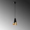 Industrial Wall Lamp, Black & Vintage, 17 x 25 cm, Height 36 cm | Metal Body, E27 Socket Max 40W | Stylish Lighting for Modern Spaces