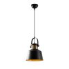 Industrial Wall Lamp, Black & Vintage, 17 x 25 cm, Height 36 cm | Metal Body, E27 Socket Max 40W | Stylish Lighting for Modern Spaces