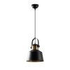 Industrial Wall Lamp, Black & Vintage, 17 x 25 cm, Height 36 cm | Metal Body, E27 Socket Max 40W | Stylish Lighting for Modern Spaces