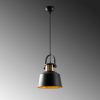 Industrial Wall Lamp, Black & Vintage, 17 x 25 cm, Height 36 cm | Metal Body, E27 Socket Max 40W | Stylish Lighting for Modern Spaces