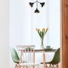 Industrial Wall Lamp, Black & Vintage, 17 x 25 cm, Height 36 cm | Metal Body, E27 Socket Max 40W | Stylish Lighting for Modern Spaces