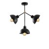 Industrial Wall Lamp, Black & Vintage, 17 x 25 cm, Height 36 cm | Metal Body, E27 Socket Max 40W | Stylish Lighting for Modern Spaces
