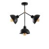 Industrial Wall Lamp, Black & Vintage, 17 x 25 cm, Height 36 cm | Metal Body, E27 Socket Max 40W | Stylish Lighting for Modern Spaces