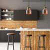 Industrial Wall Lamp, Black & Vintage, 17 x 25 cm, Height 36 cm | Metal Body, E27 Socket Max 40W | Stylish Lighting for Modern Spaces