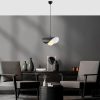 Industrial Scandinavian Chandelier, Black Metal Body, 32 x 32 cm, Height 78 cm, E27 Socket Max 40W, 90 cm Cable | Stylish Lighting for Modern Spaces
