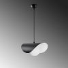 Industrial Scandinavian Chandelier, Black Metal Body, 32 x 32 cm, Height 78 cm, E27 Socket Max 40W, 90 cm Cable | Stylish Lighting for Modern Spaces