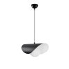 Industrial Scandinavian Chandelier, Black Metal Body, 32 x 32 cm, Height 78 cm, E27 Socket Max 40W, 90 cm Cable | Stylish Lighting for Modern Spaces