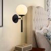 Industrial Wall Lamp, Black & Vintage, 17 x 25 cm, Height 36 cm | Metal Body, E27 Socket Max 40W | Stylish Lighting for Modern Spaces