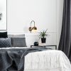 Industrial Wall Lamp, Black & Vintage, 17 x 25 cm, Height 36 cm | Metal Body, E27 Socket Max 40W | Stylish Lighting for Modern Spaces