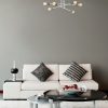 Industrial Scandinavian Chandelier, Black Metal Body, 32 x 32 cm, Height 78 cm, E27 Socket Max 40W, 90 cm Cable | Stylish Lighting for Modern Spaces